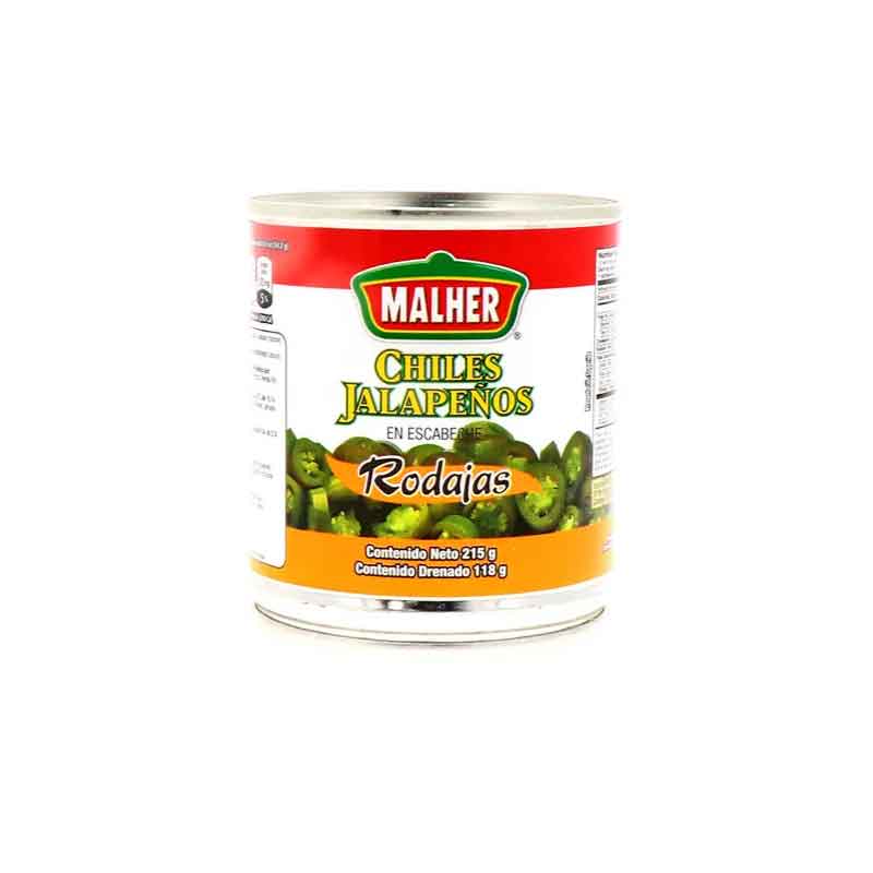 Chile Jalapeño Malher Lata Rodajas