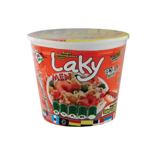 Sopa Instantanea Laky Men Camaron Picante