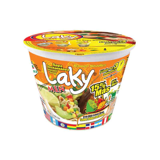 Sopa Instantanea Laky Men Jaiba Limon